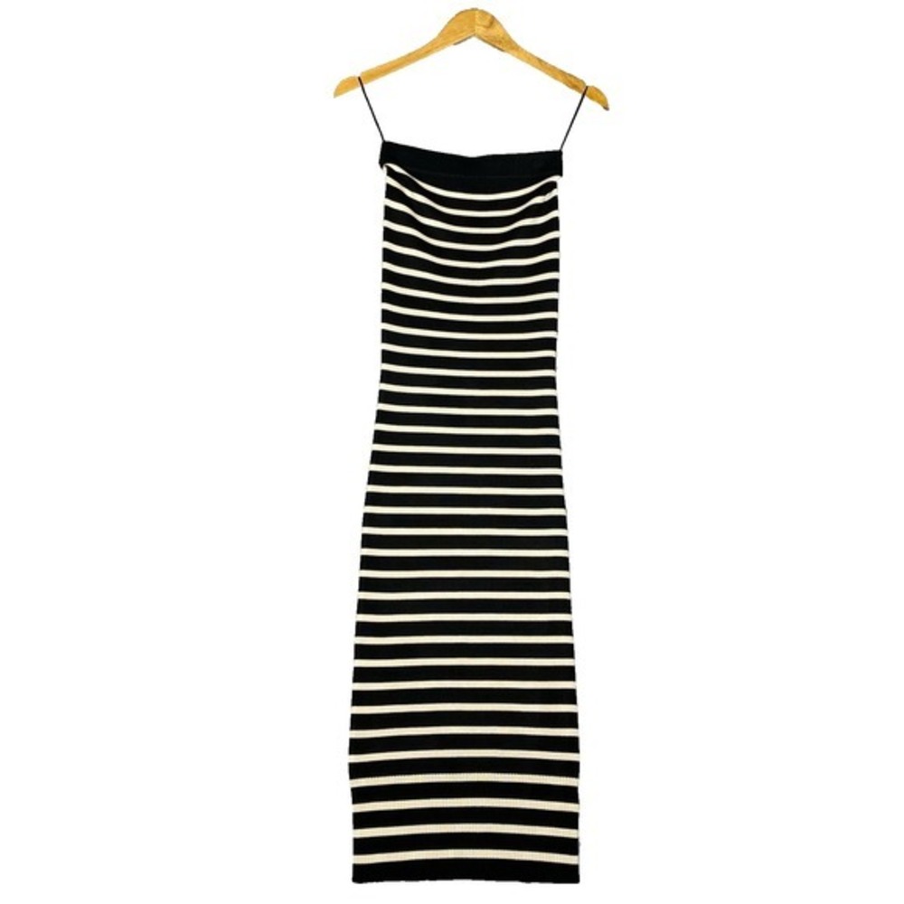J Crew Cyan‎ Strapless Sweater Dress Womens XXS Breton Stripe Coquette It Girl